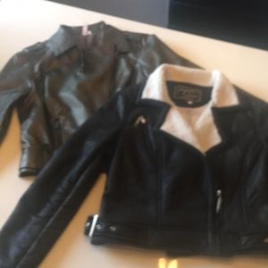 Bundle of 2 J L jackets, 1 BLK, 1 bronze. Excellent used condition